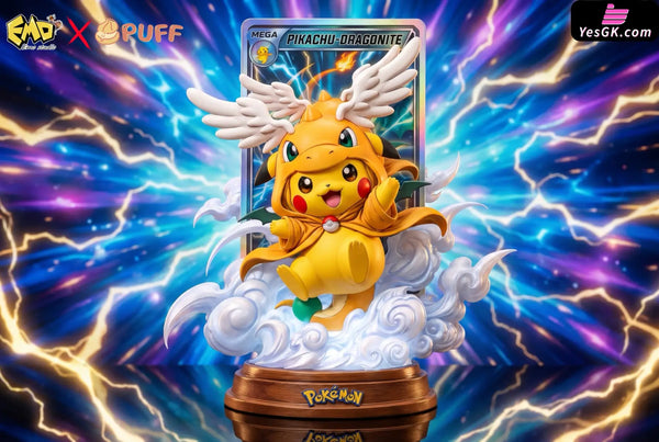 Pokemon Collection 006 Pikachu Cosplay Dragonite Statue - EMO x Puff Studio - Deposit / Cos Mega Dragonite - Pokemon
