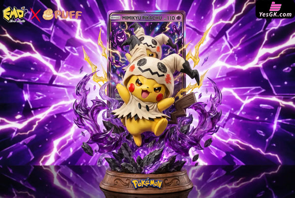 Pokemon Collection 007 Pikachu Cosplay Mimikyu Statue - EMO x Puff Studio