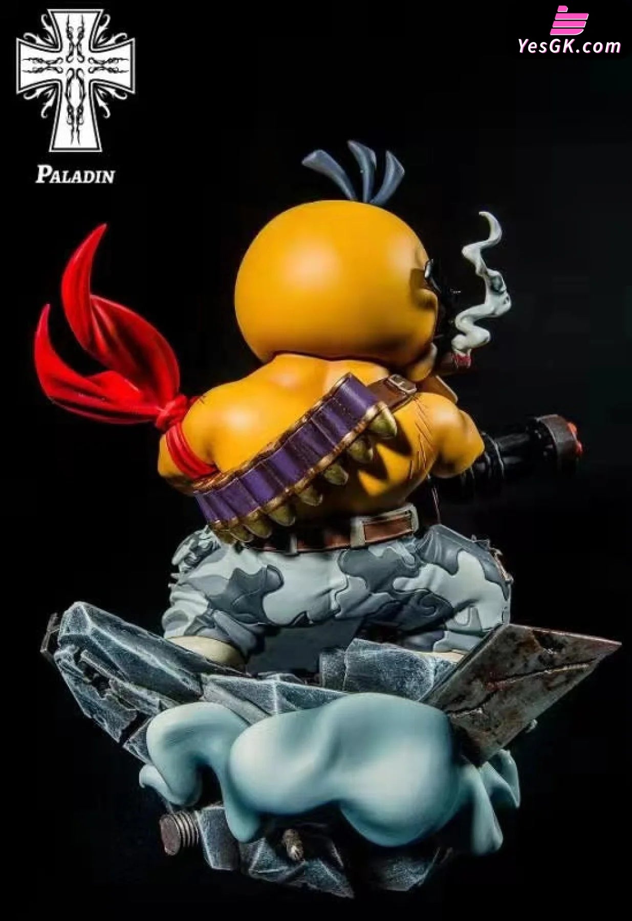 Pokemon - Contra Bill Rizer Cosplay Psyduck Statue Paladin Studio [In Stock]