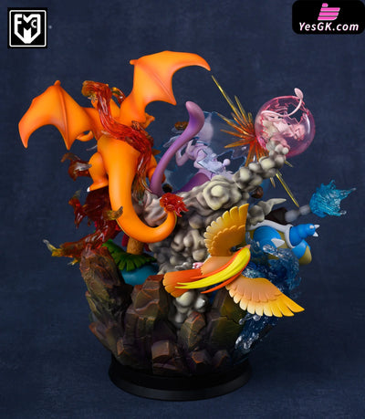 Pokemon - Counterattack Of Mewtwo Kanto Resin Statue Mfc Studio [In Stock]