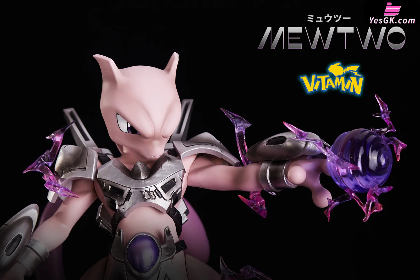 Pokemon - Counterattack Of Mewtwo With Led Resin Statue Vitamin Studio [In Stock]