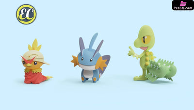 Pokémon Cute Series #4 Torchic & Mudkip & Treecko 1/20 GK Statue - EC Studio [Pre-Order] Pokémon
