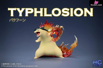 Pokémon Cyndaquil & Quilava Typhlosion Gk Statue - Mg Studio [Pre-Order] Deposit /