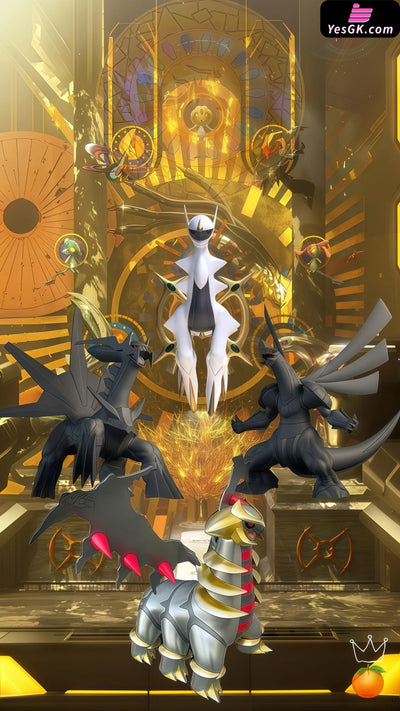 Pokémon Dialga & Palkia & Giratina GK Statue - Han Han Studio [Pre-Order] Pokémon