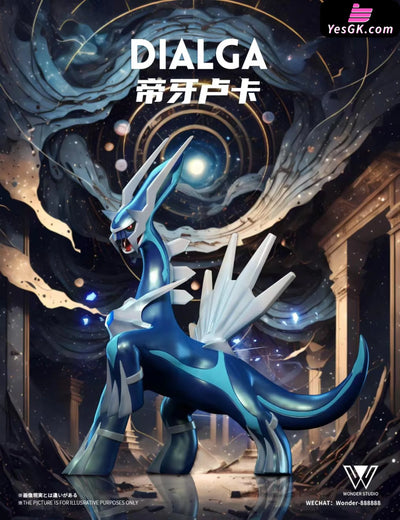 Pokémon Diaruga Parukia 1/20 GK Statue - Wonder Studio [In-Stock] Full Payment / Diaruga / Original Color Pokémon
