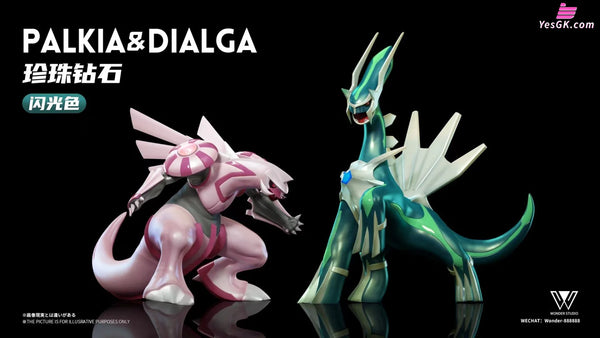 Pokémon Diaruga Parukia 1/20 GK Statue - Wonder Studio [In-Stock] Full Payment / Diaruga + Parukia / Shiny Color Pokémon