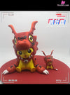 Pokemon Digimon - Guilmon Renamon Terriermon Impmon Culumon & Lopmon Cosplay Pikachu Resin Statue