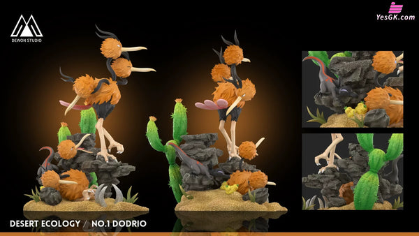 Pokémon Dodrio Ecological Evolution Group 1/20 GK Statue - Dewon Studio [Pre-Order] - Pokemon