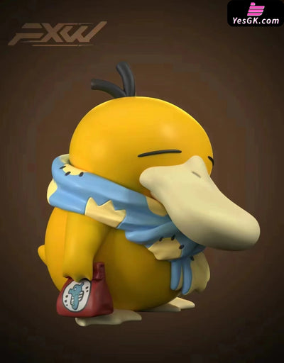 Pokémon Doesn’t Want To Go Work Psyduck Resin Statue - Fxw Studio [Pre-Order] Full Payment