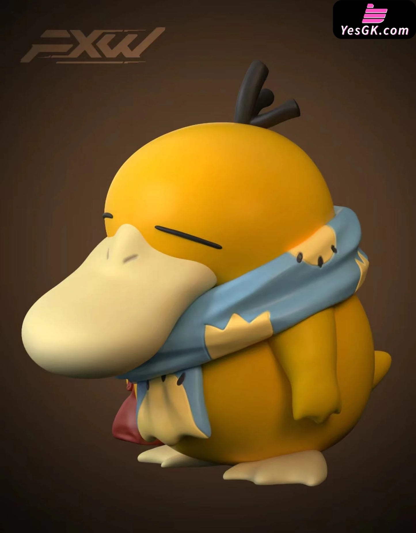 Pokémon Doesn’t Want To Go Work Psyduck Resin Statue - Fxw Studio [Pre-Order]