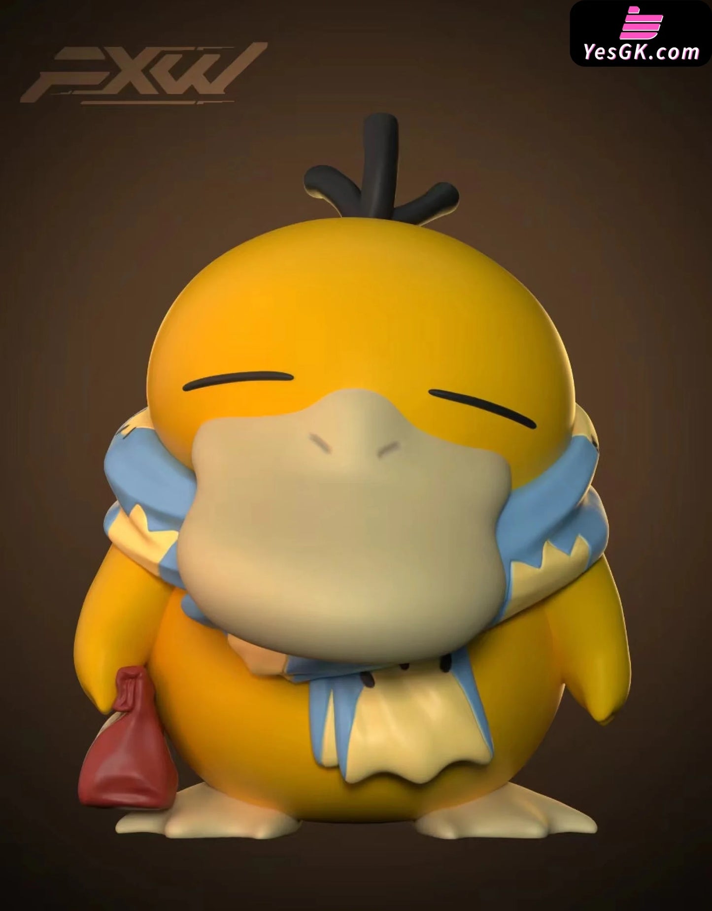 Pokémon Doesn’t Want To Go Work Psyduck Resin Statue - Fxw Studio [Pre-Order]