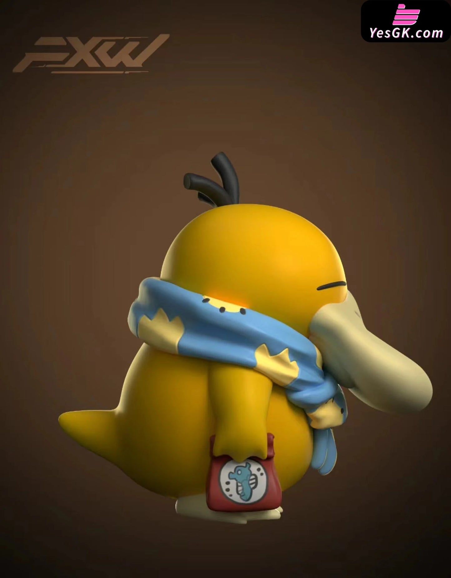 Pokémon Doesn’t Want To Go Work Psyduck Resin Statue - Fxw Studio [Pre-Order]