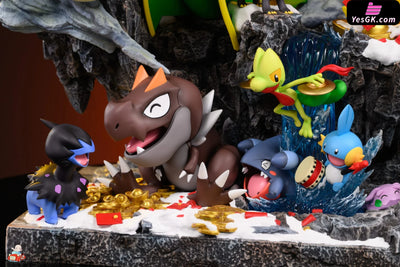 Pokemon Dragon And Phoenix Present Auspiciousness Statue - A.m Studio [Pre - Order] Pokémon