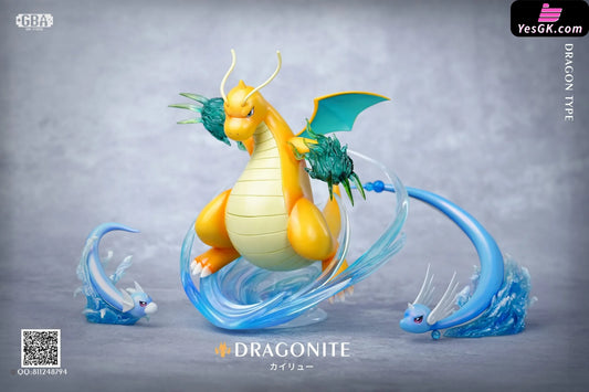 Pokémon Dragonite Evolution Resin Statue - Gba Studio [Pre-Order] Deposit