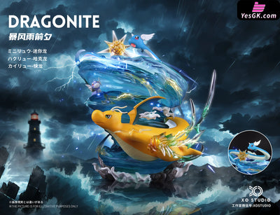 Pokemon Dragonite Evolution Set Statue - Xo Studio [Pre - Order] Deposit / Pokémon