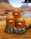 Pokémon Dugtrio & Diglett Resin Statue - Ppap Studio [In-Stock]