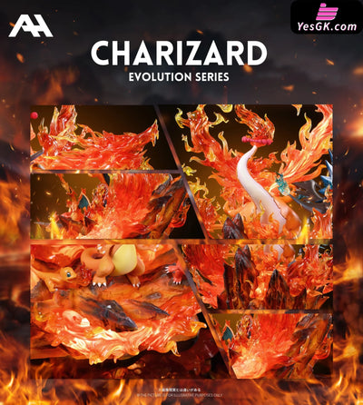 Pokemon Dynamax Charizard Family Statue - Ah Studio [Pre-Order] Pokémon