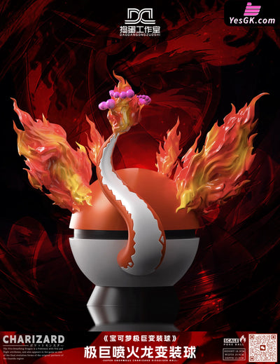 Pokémon Dynamax Charizard Poké Ball Statue - Dao Dan Studio [Pre-Order]