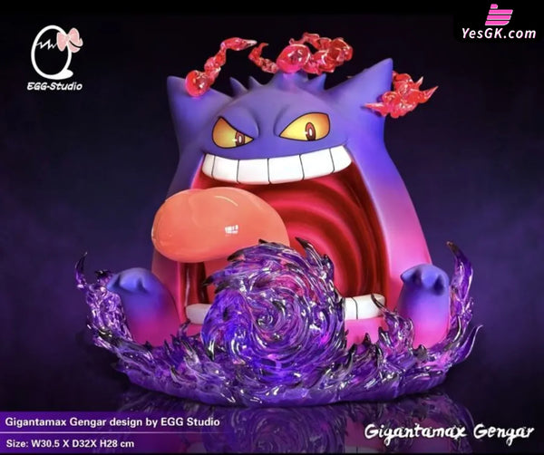 Pokemon Dynamax Gengar GK Statue - EGG Studio [In-Stock] - Full Payment / Originsl Color - Pokemon