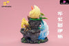 Pokemon Ecological Family Series #3 Eevee Stitching 1 Water Fire Thunder Resin Statue - Dm Studio