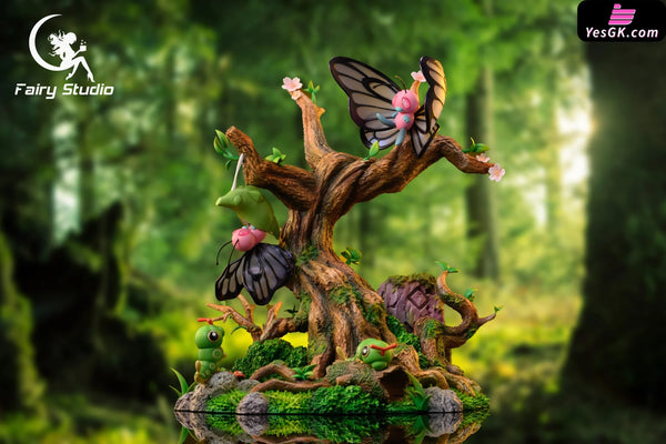 Pokémon Ecological Gk Series First Caterpie Resin Statue - Fairy Studio [Pre-Order]