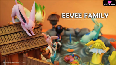Pokémon Ecological Landscape Series Eevee Hot Spring GK Statue - TiaoTiao Hall Studio & CM Studio [Pre-Order] Pokémon