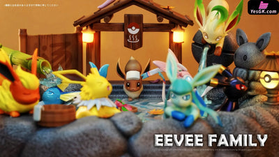 Pokémon Ecological Landscape Series Eevee Hot Spring GK Statue - TiaoTiao Hall Studio & CM Studio [Pre-Order] Pokémon