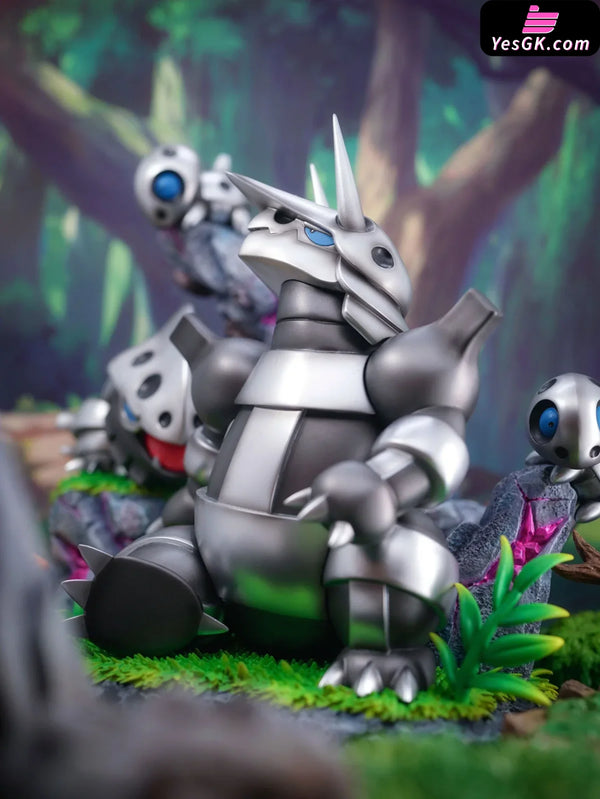 Pokémon Ecological Scene Series Aggron Family GK Statue - Q10 Studio [Pre-Order] Pokémon