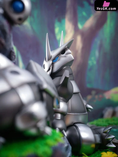 Pokémon Ecological Scene Series Aggron Family GK Statue - Q10 Studio [Pre-Order] Pokémon