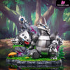 Pokémon Ecological Scene Series Aggron Family GK Statue - Q10 Studio [Pre-Order] Pokémon