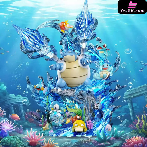 Pokemon Ecology Series 001 Water Type Statue - EMO Studio - Pokemon