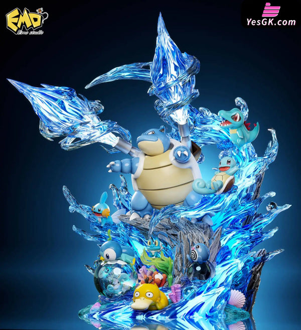 Pokemon Ecology Series 001 Water Type Statue - EMO Studio - Pokemon