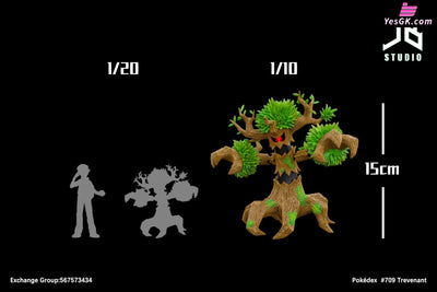 Pokémon Ecology Series Trevenant & Pidgey & Taillow & Starly & Pidove & Fletchling GK Statue - JB Studio [Pre-Order]