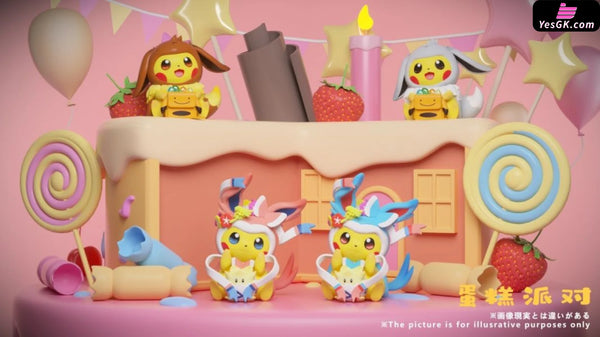 Pokemon Eevee and Their Friends Final Chapter 8 and 9 Sylveon & Little Eevee GK Statue - KiPi Studio [In-Stock] - Full