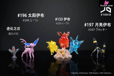 Pokemon Eevee&Espeon&Umbreon&Evolutionary stone Resin Statue - JB Studio [In-Stock] Pokémon