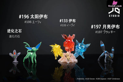 Pokemon Eevee&Espeon&Umbreon&Evolutionary stone Resin Statue - JB Studio [In-Stock] Pokémon