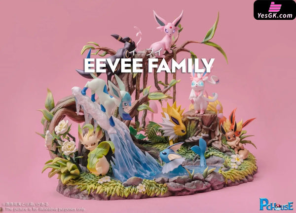 Pokémon Eevee Family Resin Statue - Pc House Studio [In-Stock]