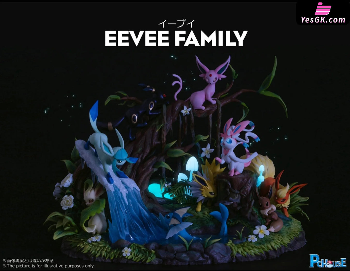 Pokémon Eevee Family Resin Statue - Pc House Studio [In-Stock] Full Payment