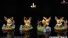 Pokémon Eevee & Flareon Vaporeon Jolteon Resin Statue - Jc Studio [Pre-Order]