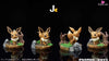Pokémon Eevee & Flareon Vaporeon Jolteon Resin Statue - Jc Studio [Pre-Order]