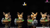 Pokémon Eevee & Flareon Vaporeon Jolteon Resin Statue - Jc Studio [Pre-Order]