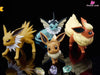 Pokémon Eevee & Flareon Vaporeon Jolteon Resin Statue - Jc Studio [Pre-Order] Deposit / Full Set