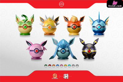 Pokemon Eevee Poke Ball Series #8 Glaceon Resin Statue - Wing Studio [Pre-Order] Pokémon