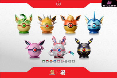 Pokémon Eevee Poké Ball Series Part 7 Sylveon Resin Statue - Wing Studio [Pre-Order]
