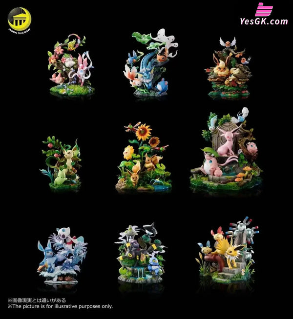 Pokemon Eevee Series #9 Jolteon Natural Scene Statue - Moon Shadow Studio