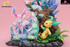 Pokémon Eeveelution Splicing 2 Icegrass Eevee Statue - Dm Studio [Pre-Order]