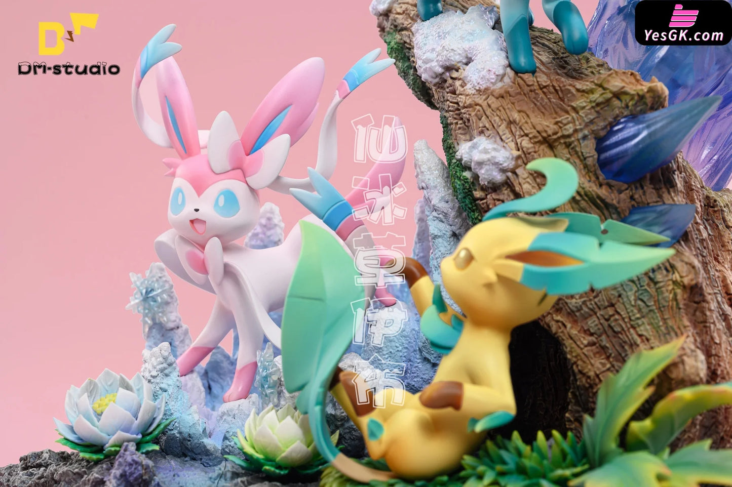 Pokémon Eeveelution Splicing 2 Icegrass Eevee Statue - Dm Studio [Pre-Order]