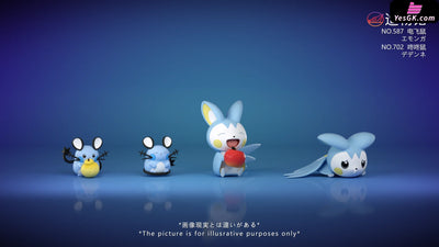 Pokémon Electric Rodent GK Statue - ZaoWu Museum Studio [Pre-Order] Deposit / Dedenne / Snow color Pokémon