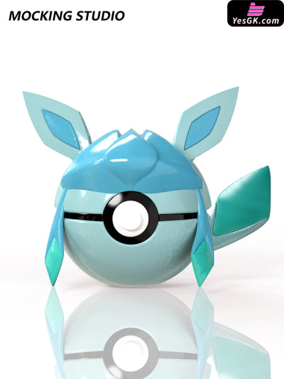 Pokémon Electroplated Metallic Poké Ball Series Espeon & Leafeon & Mew & Glaceon Ball GK Statue - Zhu Yi Wan Jia Studio