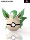 Pokémon Electroplated Metallic Poké Ball Series Espeon & Leafeon & Mew & Glaceon Ball GK Statue - Zhu Yi Wan Jia Studio